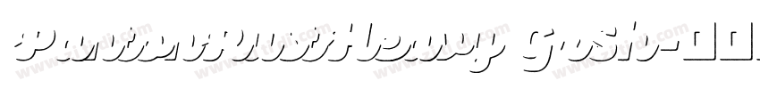PantonRustHeavy GrSh字体转换